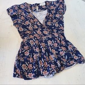 Sweet Wanderer Floral Romper